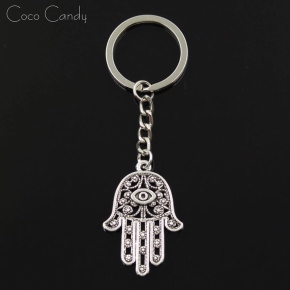 Coco Candy Boutique Accessories - 🆕Hamsa Palm Pendant Keychain